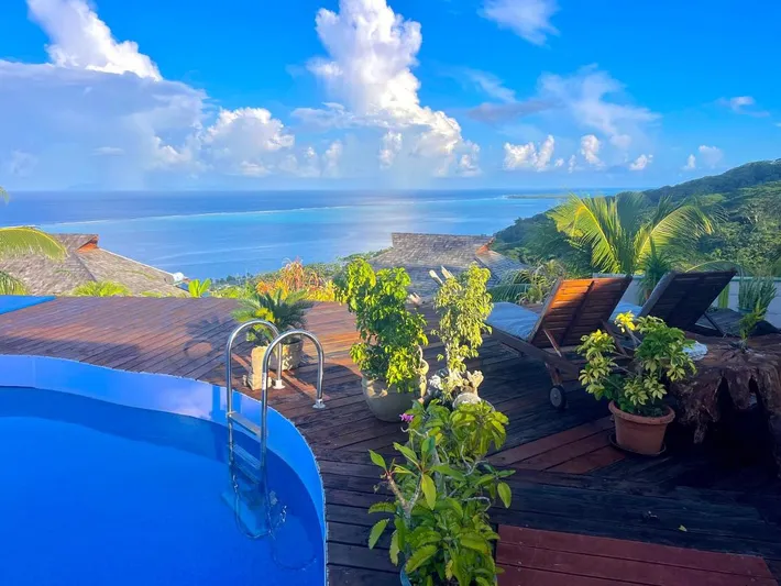 Appartement de vacances pour 2 personnes, avec jardin ainsi que vue et piscine - 1