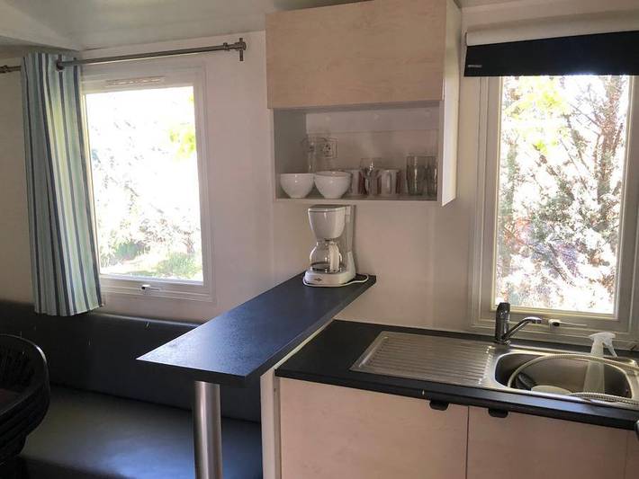 Camping Au Tylo Soleil - Mobilheim 6 personen - 40 Premium Super Cordelia 32m² - 3 Schlafzimmer in Dauphin, Regionaler Naturpark Luberon