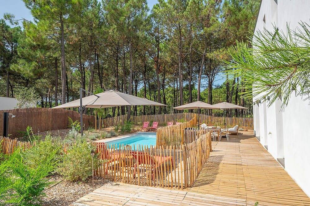 Villa d'architecte golf de la Palmyre, 400m des plages, piscine, 9 personnes in La Palmyre, Les Mathes
