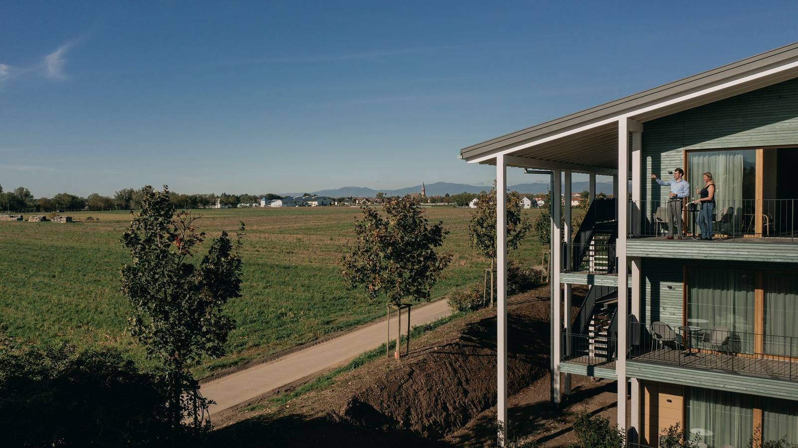Landhotel Bohrerhof - Superior Doppelzimmer mit Terrasse in Feldkirch (Deutschland), Hartheim