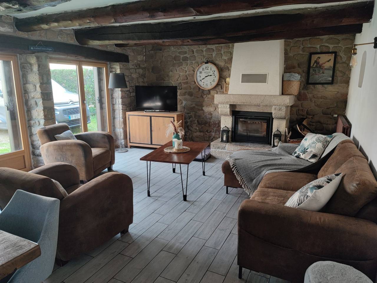 Locmariaquer - longère typique bretonne, 5 min plages in Locmariaquer, Côte des Mégalithes