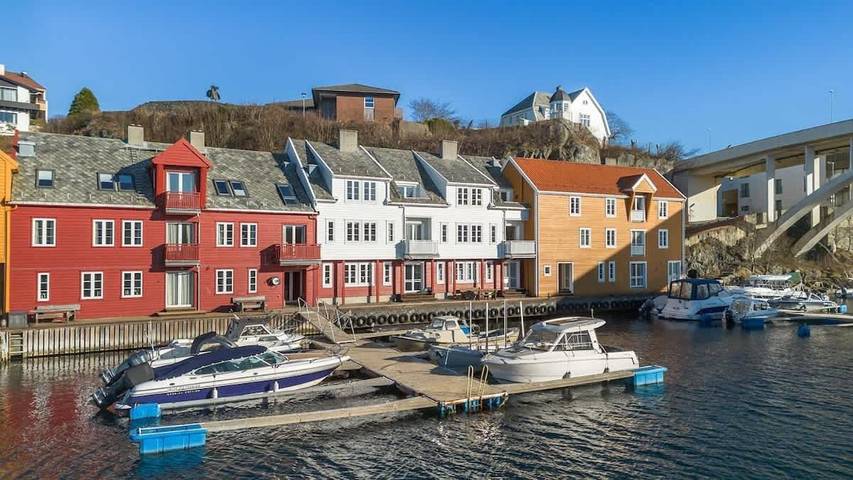 Ferieleilighet for 4 personer, med Balkong og Terrasse i Haugesund 