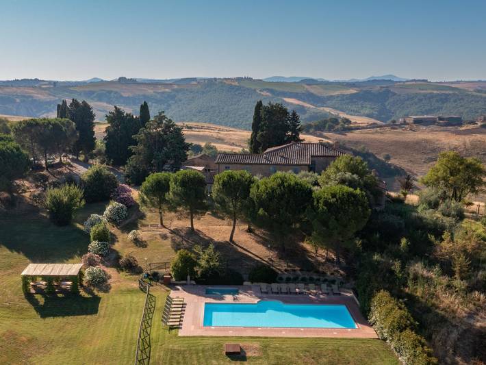Gîte pour 4 personnes, avec vue ainsi que bassin pour enfant et terrasse, animaux acceptés à Montalcino - 2