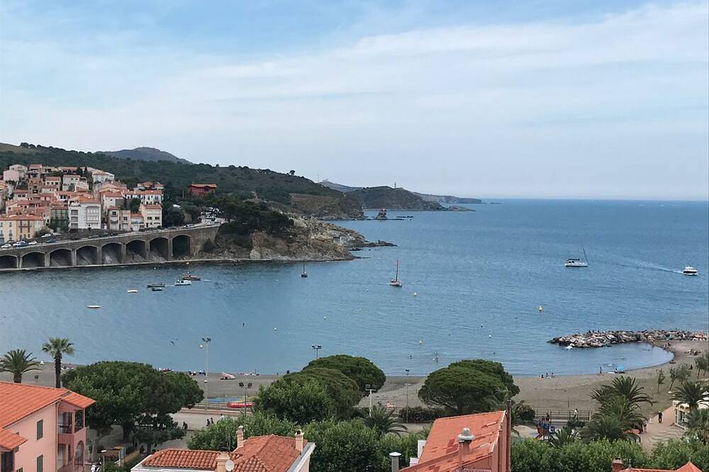Appartement entier, Banyuls sur Mer, appartement sur la mer, vue, confort, climatisation et parking in Côte Vermeille, Banyuls-sur-Mer