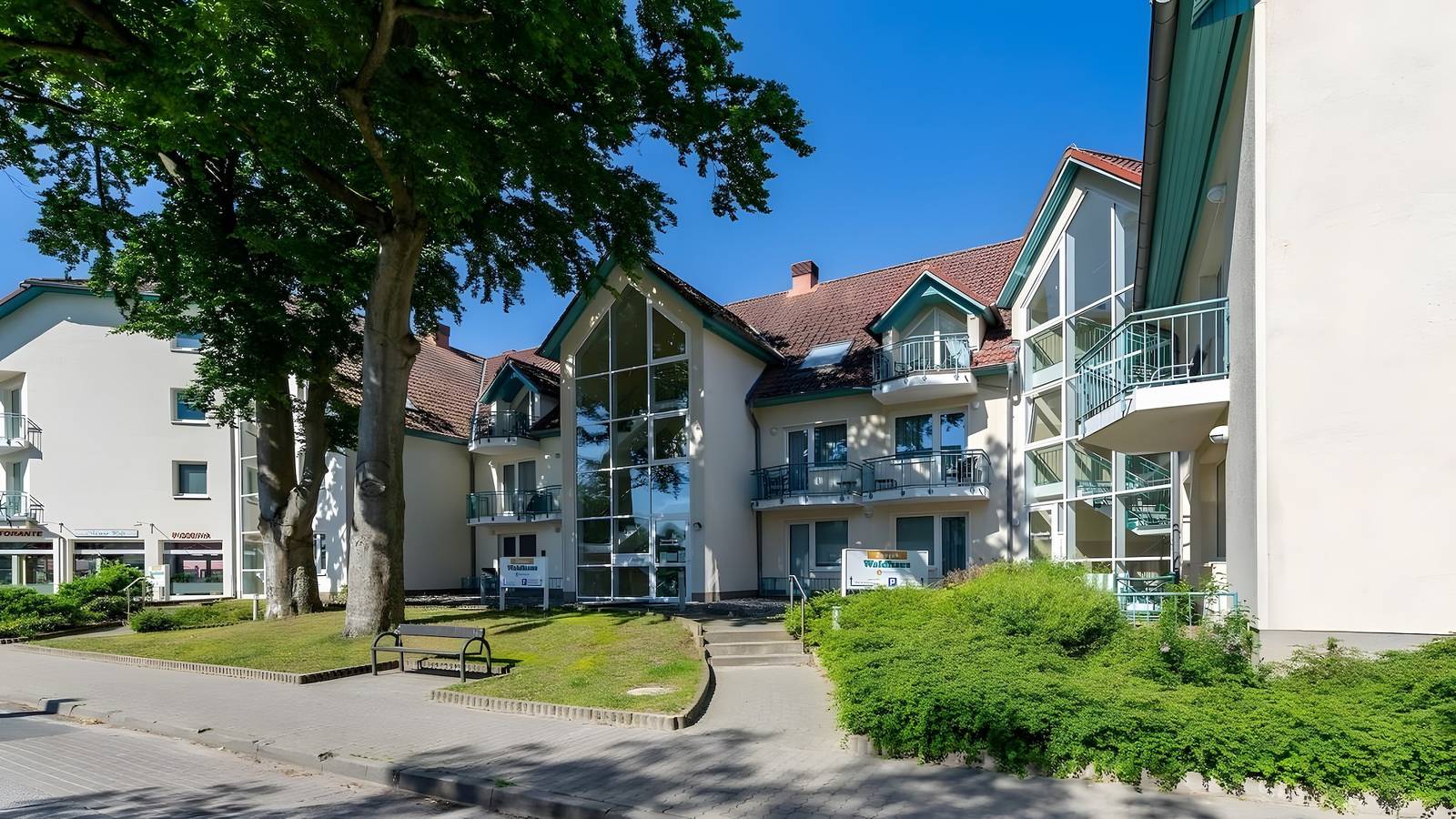 Ganze Wohnung, Ferienwohnung Ostseerose mit Balkon und Wlan in Strand Zempin, Zempin
