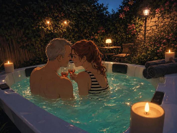 Location de vacances pour 2 personnes, avec vue ainsi que jardin et terrasse à Pexiora