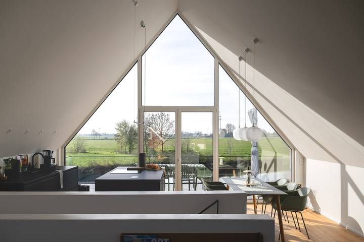 Ferienhaus für 6 Personen, mit Garten und Ausblick