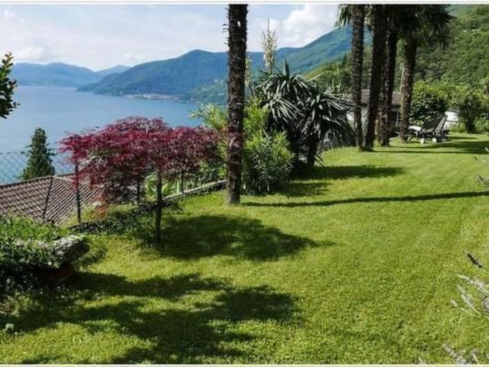 Ferienwohnung für 4 Personen, mit Balkon und Terrasse sowie Garten und Seeblick in Brissago - 2