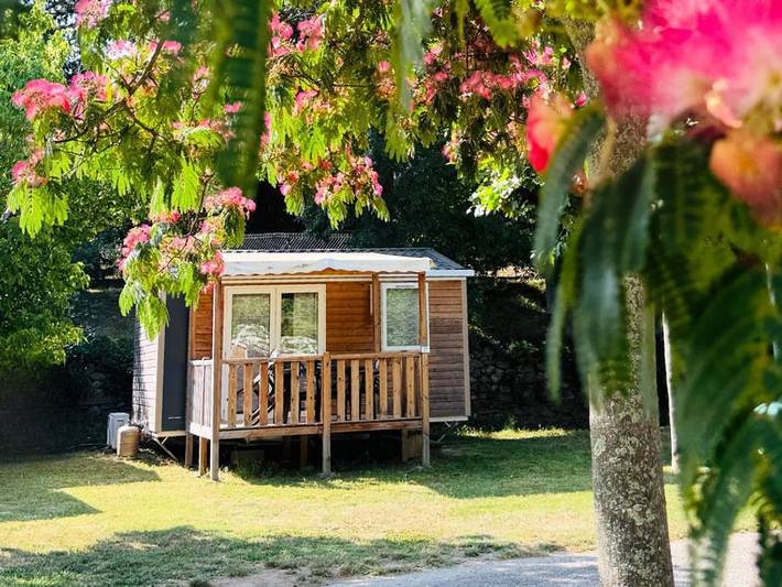 Camping Amélia - Mobilhome 2 personas - Saphir 18m² + terraza cubierta + aire acondicionado in Amélie-les-Bains-Palalda, Costa mediterránea (Francia)