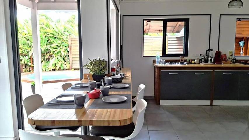 Maison de vacances pour 7 personnes, avec terrasse et piscine