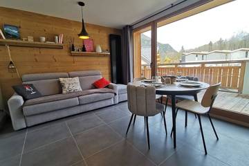 Gîte pour 4 personnes, avec balcon et jardin dans Office De Tourisme Des Houches