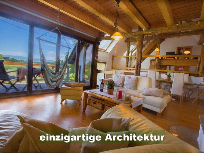 Ferienhaus für 12 Personen, mit Balkon und Garten in Rheinau