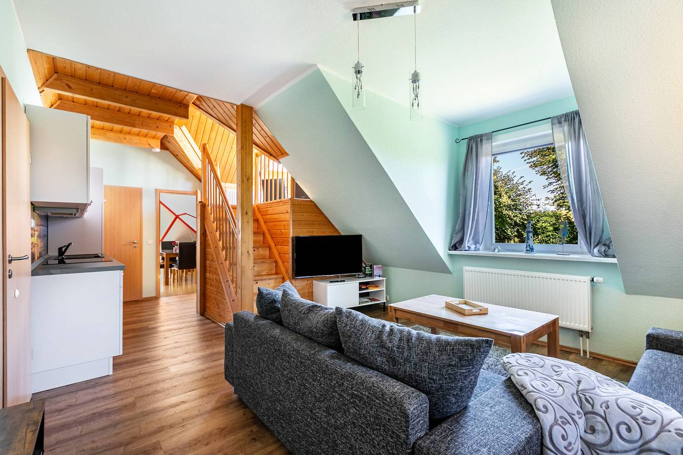 Ganze Wohnung, Ferienwohnung Kiebeitznest" mit Meerblick, privater Terrasse und Wi-Fi in Kaiser-Wilhelm-Koog, Dithmarschen