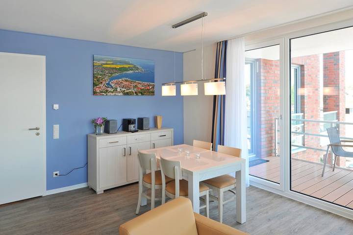 Ganze Ferienwohnung, Apartment 31 "Ankerplatz 31" Blickrichtung Binnenhafen West/Innenstadt/Seitlicher Meerblick in Eckernförde, Rendsburg-Eckernförde