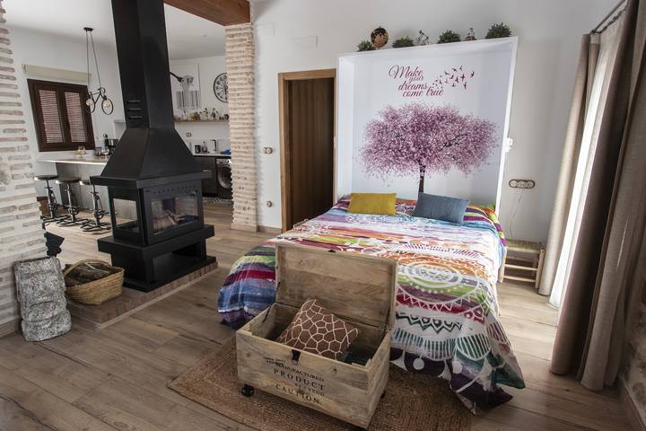 Landhaus 'La Cambra' mit Bergblick, Wlan und Klimaanlage in Potries, Costa de Valencia