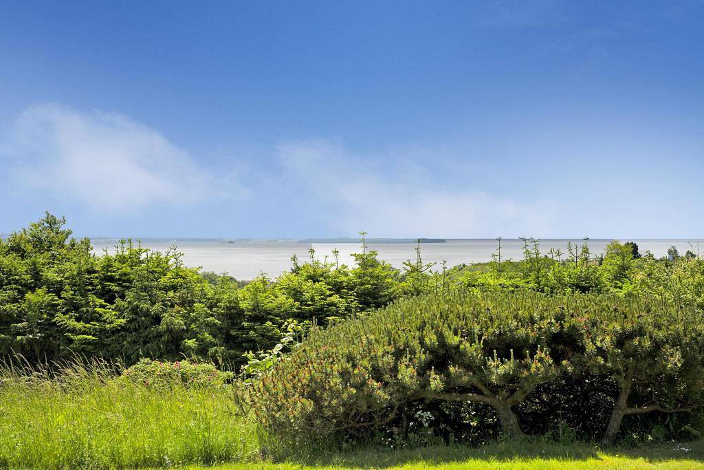 Schönes Ferienhaus mit Panoramablick über die Ebeltoft-Bucht in Ebeltoft, Süddjursland