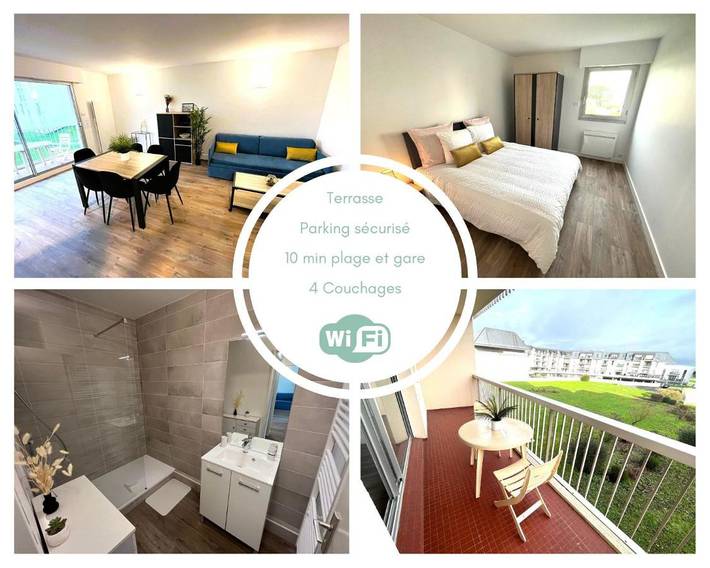 Gîte pour 4 personnes, avec terrasse dans Office De Tourisme Du Pouliguen - 2