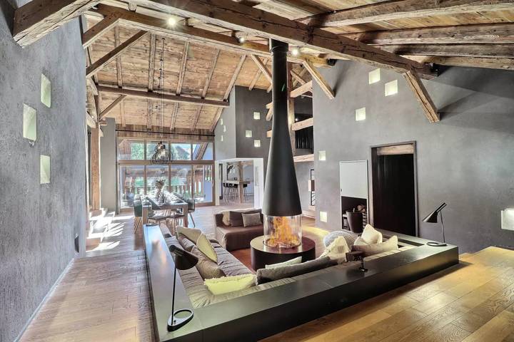 Chalet pour 14 personnes, avec piscine et jardin en Haute-Savoie - 4