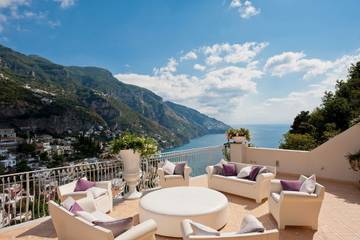 Villa für 12 Personen, mit Garten und Terrasse sowie Whirlpool in Positano