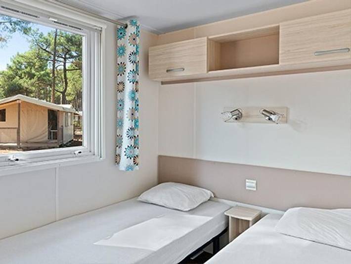 Camping La Masseria - Mobilheim 6 personen - Mobilheim | Comfort | 3 Zi. | 6 Pers. | Erhöhte Terrasse | Clim. in Gallipoli, Golf von Tarent