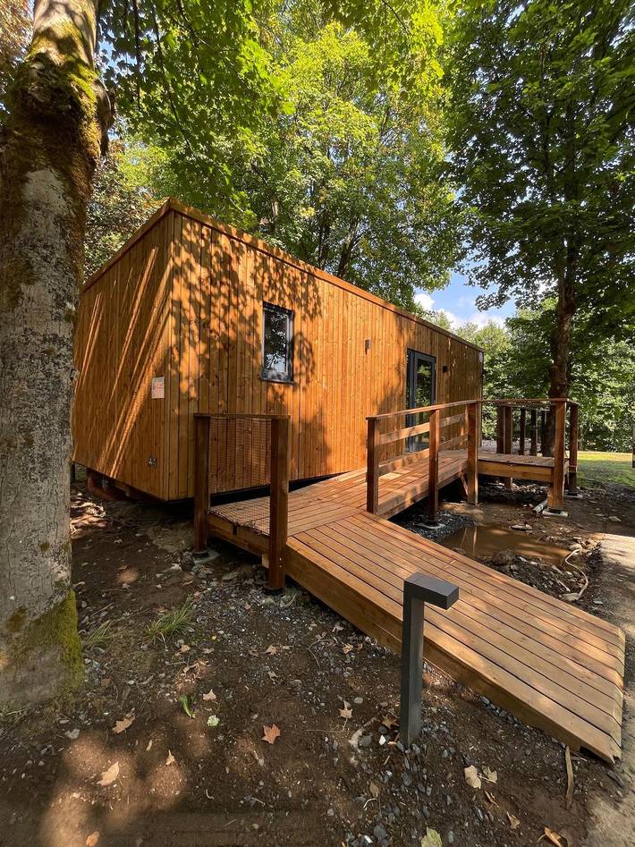 Gîte pour 4 personnes, avec balcon/terrasse et terrasse à Houffalize