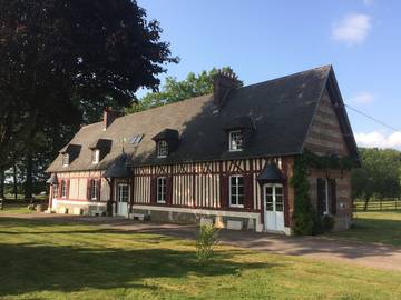 Chambre d’hôte pour 3 personnes, avec jardin en Normandie