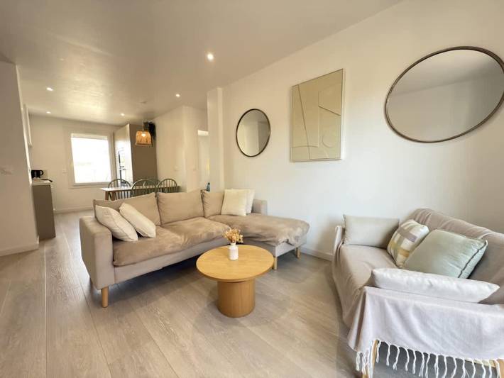 Gîte pour 4 personnes, avec balcon/terrasse, adapté aux familles dans Plage Centrale (Valras-Plage)