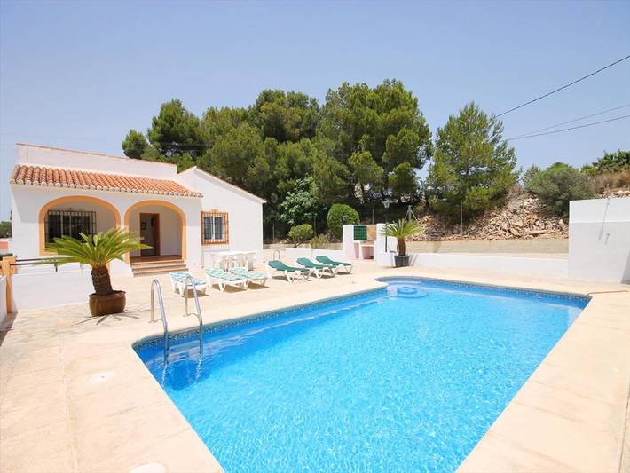 Villa für 6 Personen, mit Terrasse und Garten sowie Ausblick an der Costa Blanca