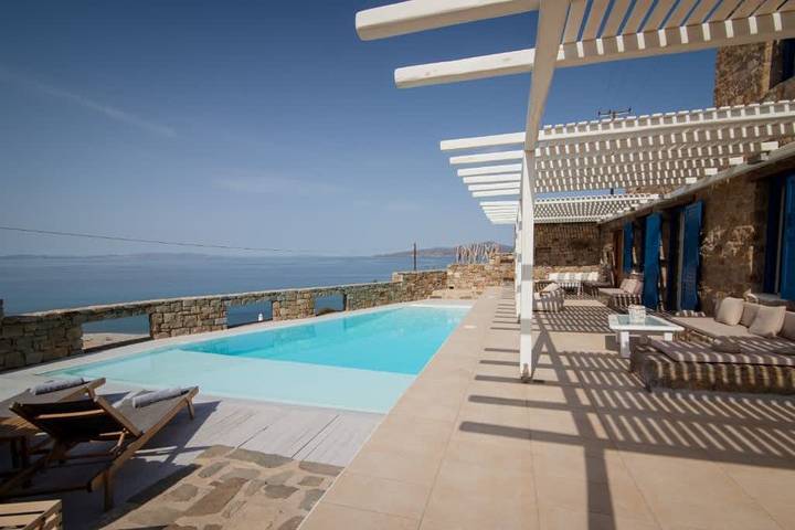 Villa für 8 Personen, mit Balkon/Terrasse und Pool auf Mykonos - 4