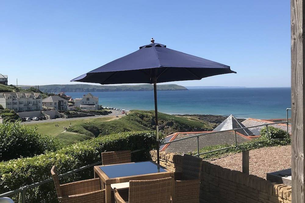 Casa con vistas a la playa y a la isla de Lundy in Woolacombe, Devon