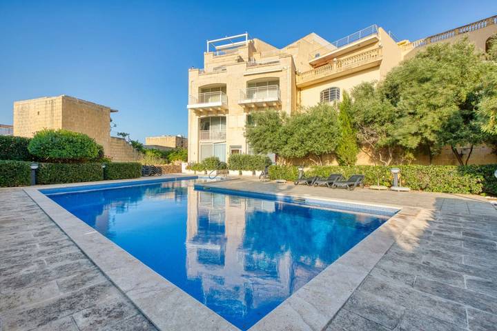 Vakantiewoning voor 6 personen, with tuin and balkon as well as zwembad in Gozo