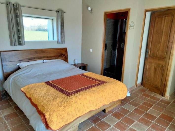 Ferienwohnung für 3 Personen, mit Terrasse und Garten sowie Pool und Ausblick in Sault - 3
