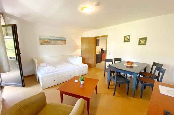 Ferienwohnung für 4 Personen, mit Balkon und Sauna