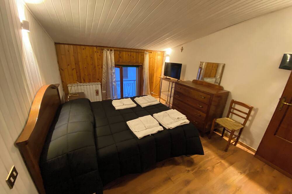 The house in the mountains in Villalago, Nationalpark Abruzzen