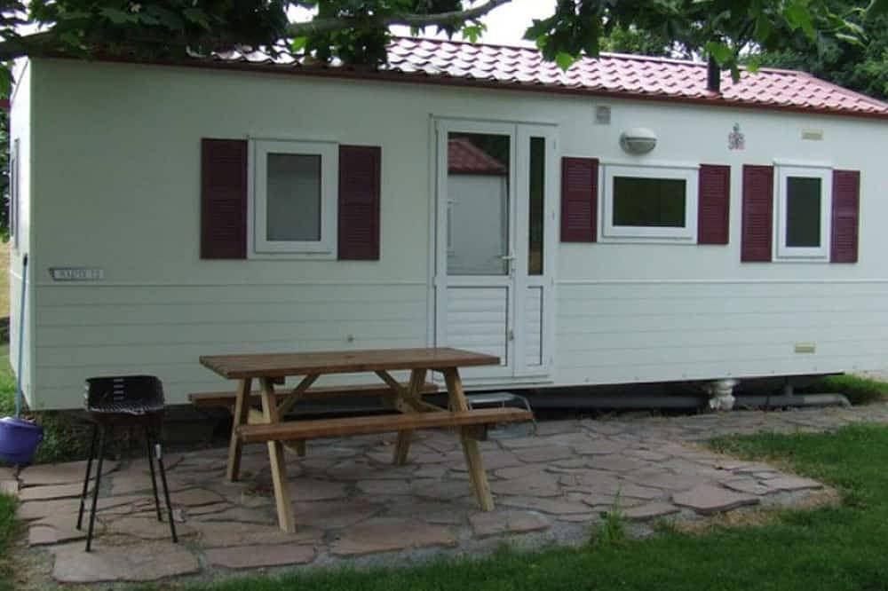 Mobilheim für 5 Personen mit Charme Terrasse in Saint-Pée-sur-Nivelle, Bayonne und Umgebung