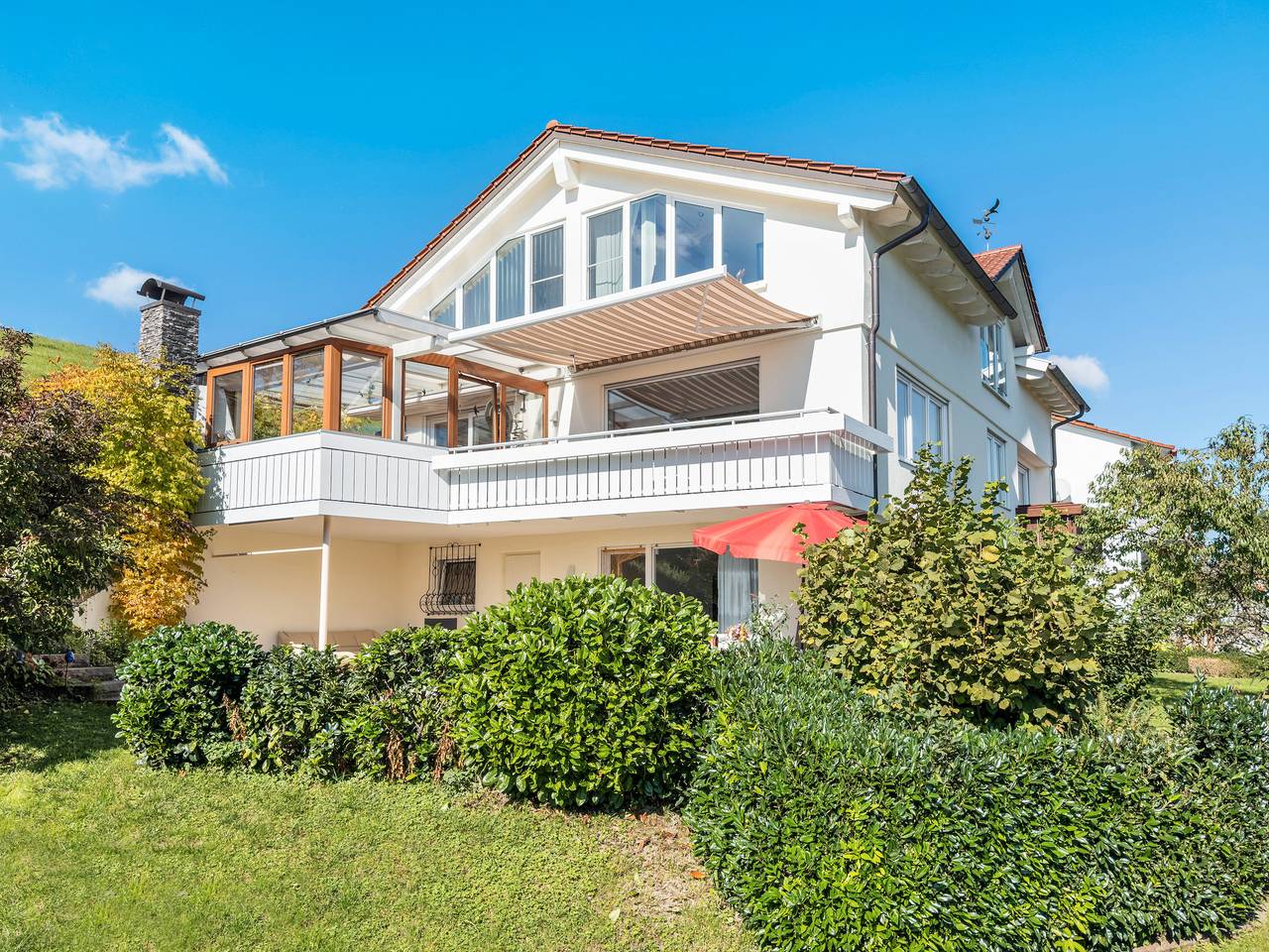 Ganze Wohnung, Ferienwohnung 'Alpenblick 5' mit Bergblick, privater Terrasse und Wi-Fi in Lindau, Bayerisch Schwaben