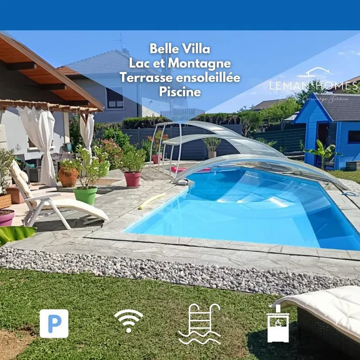 Chalet para 8 personas, con piscina además de jacuzzi y jardín, Familias con niños - 1