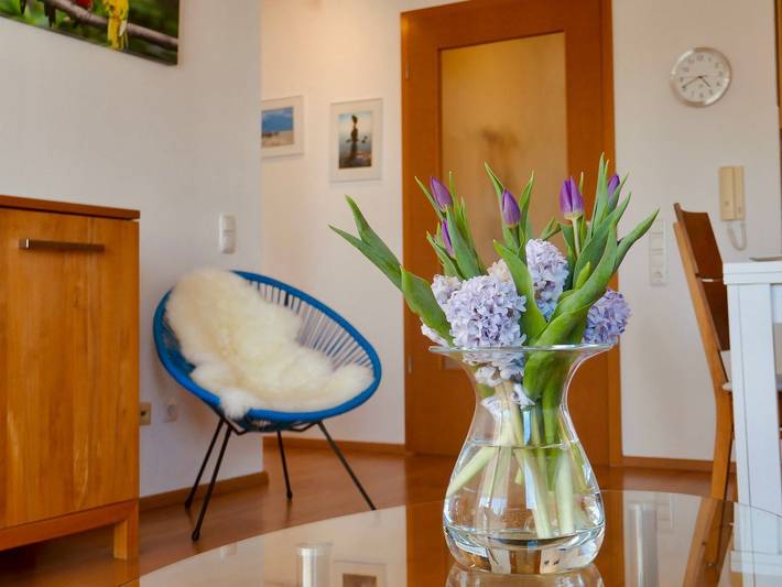 Ganze Wohnung, Ferienwohnung Bodenseele - Wohlfühloase in Seenähe mit großem Sonnenbalkon in Langenargen, Region Bodensee-Oberschwaben