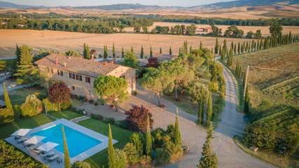 Villa pour 8 personnes, avec jardin, animaux acceptés dans Val d'Orcia