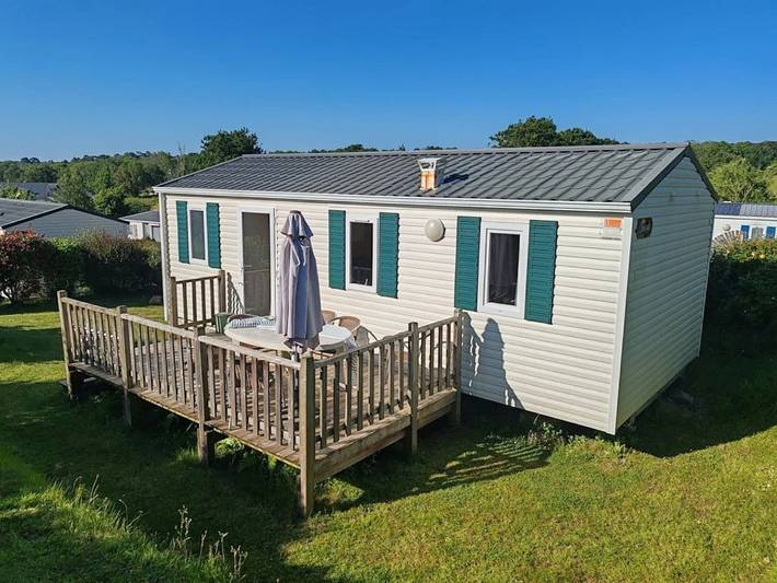Mobil home pour 6 personnes, avec bassin pour enfant et sauna, animaux acceptés à Pouldreuzic - 3