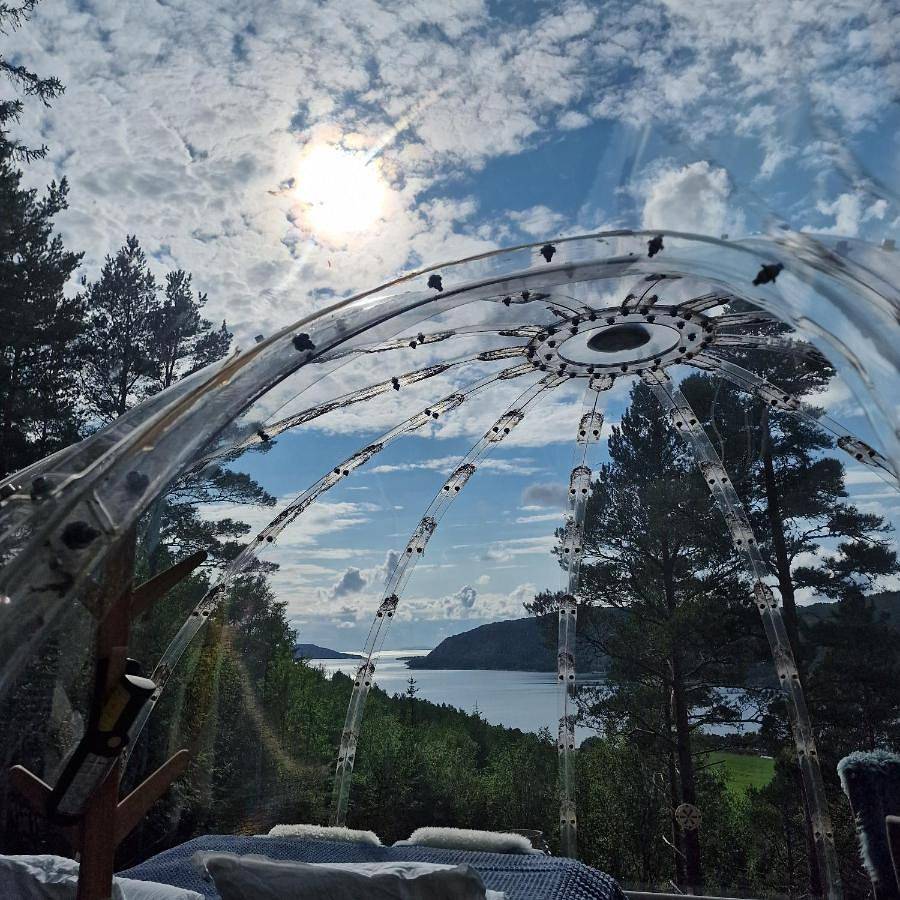 Glassigloo med panoramautsikt - Nordlys og stjernehimmel - Fosen in Rissa