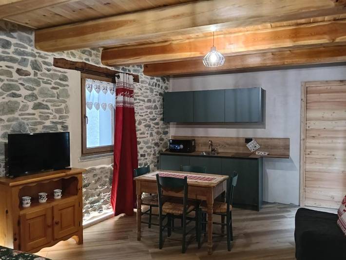 Appartement de vacances pour 4 personnes, avec Balcon et Vue dans Crissolo