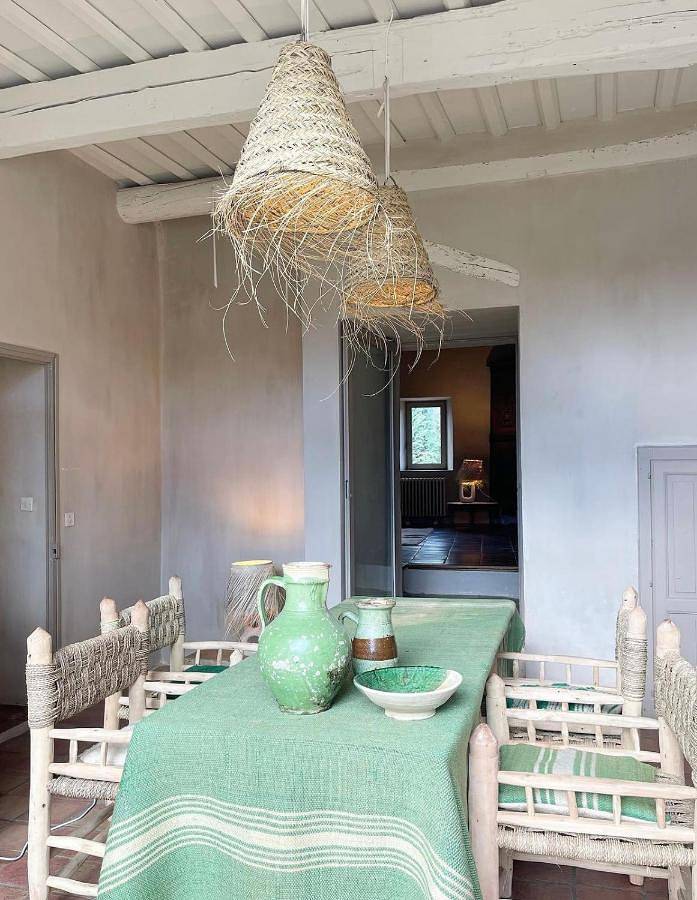 Location de vacances pour 10 personnes, avec piscine et vue ainsi que terrasse et sauna, animaux acceptés à Aubussargues - 4