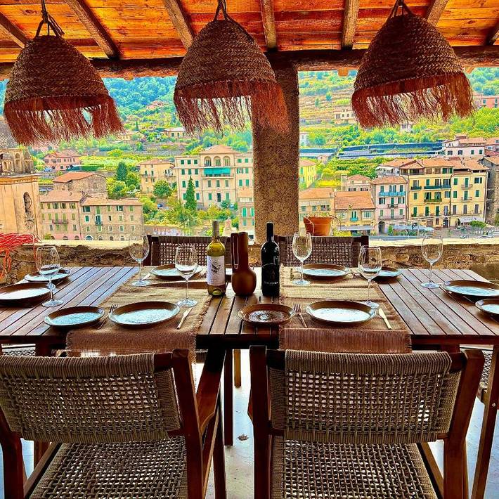 Maison de vacances pour 6 personnes, avec Balcon ainsi que Terrasse et Vue dans Visionarium 3D Dolceacqua