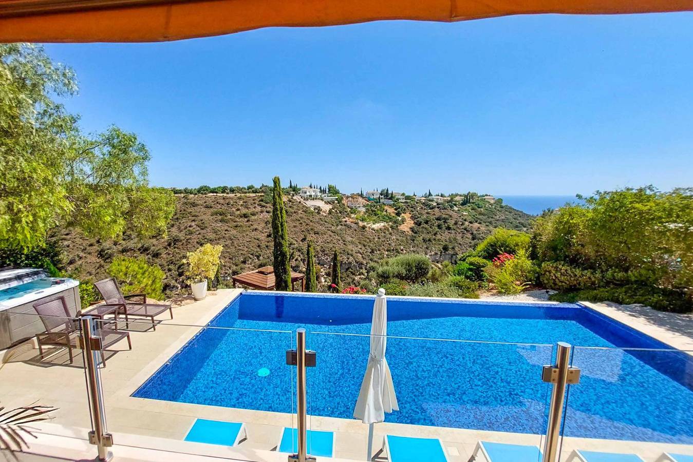 Villa pour 10 personnes avec balcon in Kouklia Pafou, Chypre du Sud