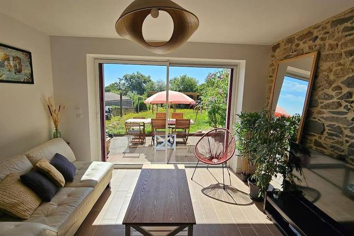 Maison de vacances pour 9 personnes, avec jardin et vue