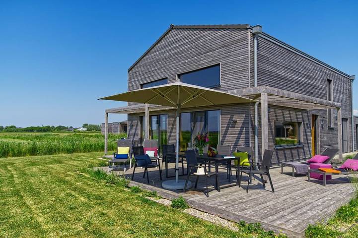 Ferienhaus für 7 Personen, mit Garten und Sauna sowie Balkon in Pellworm