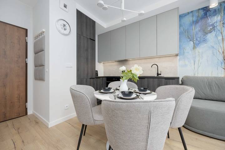 Studio für 4 Personen, mit Balkon/Terrasse, kinderfreundlich in Warschau - 4