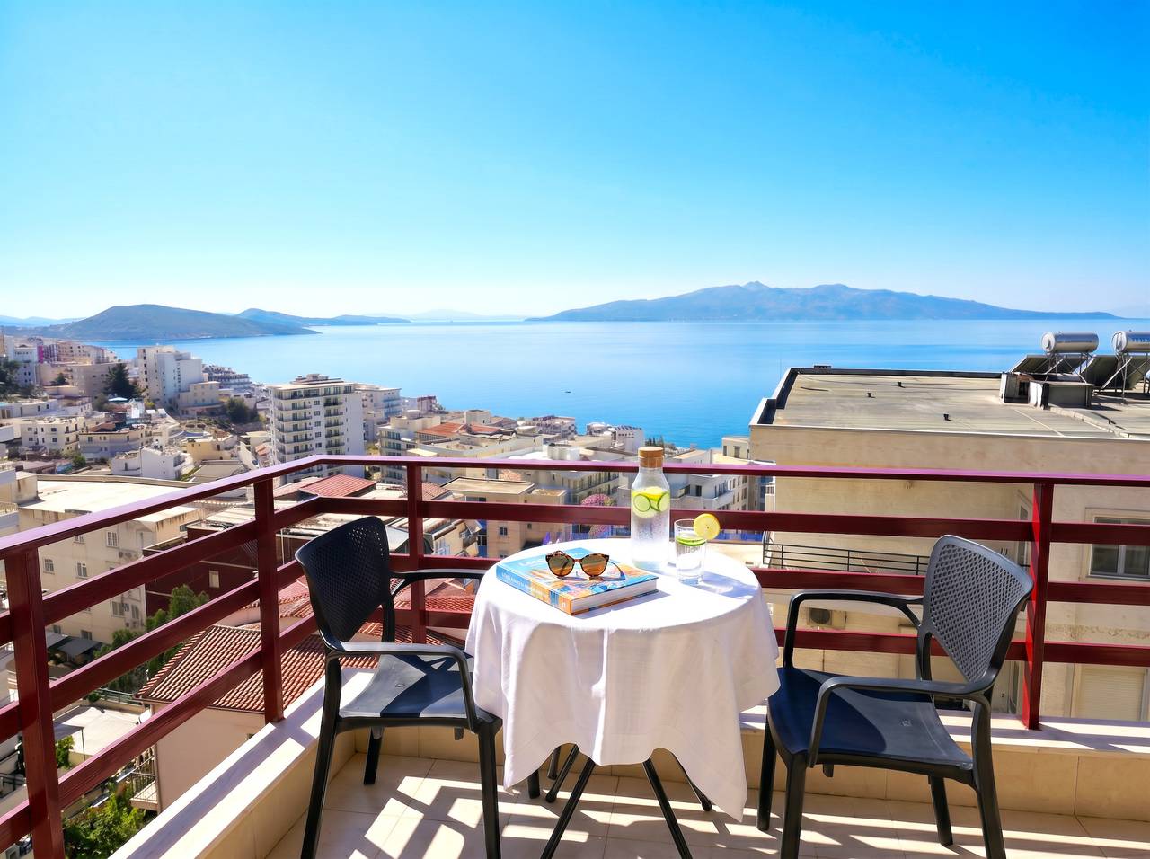 Cały apartament, Apartament wakacyjny dla 3 osób z balkon in Saranda, Wlora