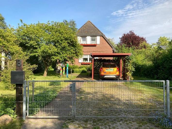 Ferienhaus für 5 Personen, mit Terrasse und Garten sowie Ausblick